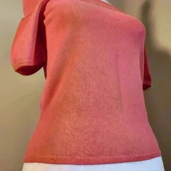 NWOT Alexander Mcqueen Thulian Pink Off The Shoulder Top Made In Italy RARE - Picture 3 of 10